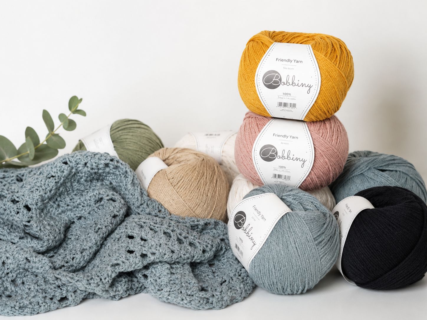 Bobbiny Friendly Yarn – Weiches Bändchengarn - 100 g = 200 m