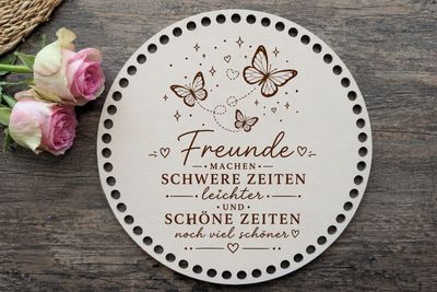 Holzboden ❤️Freunde machen schwere Zeiten leichter und schöne Zeiten noch viel schöner