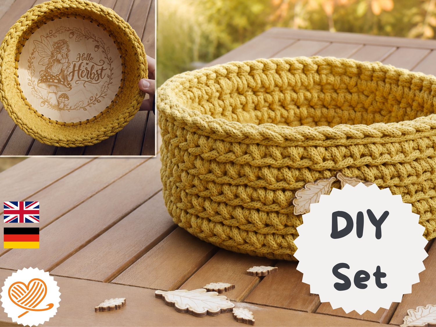 DIY-Häkelset „Herbstzauber mit Elfe Liora“ 🍂🧚