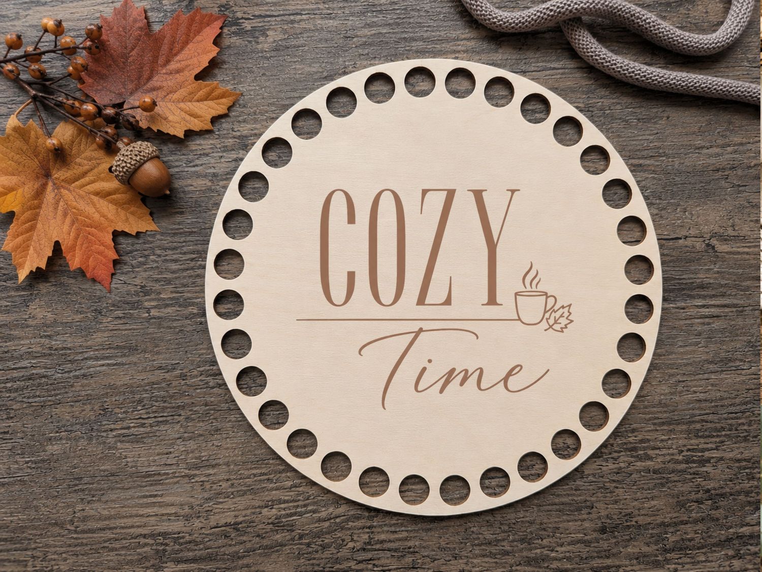 Holzboden COZY Time 🍂in 6 verschieden Größen und 2 Lochgrößen