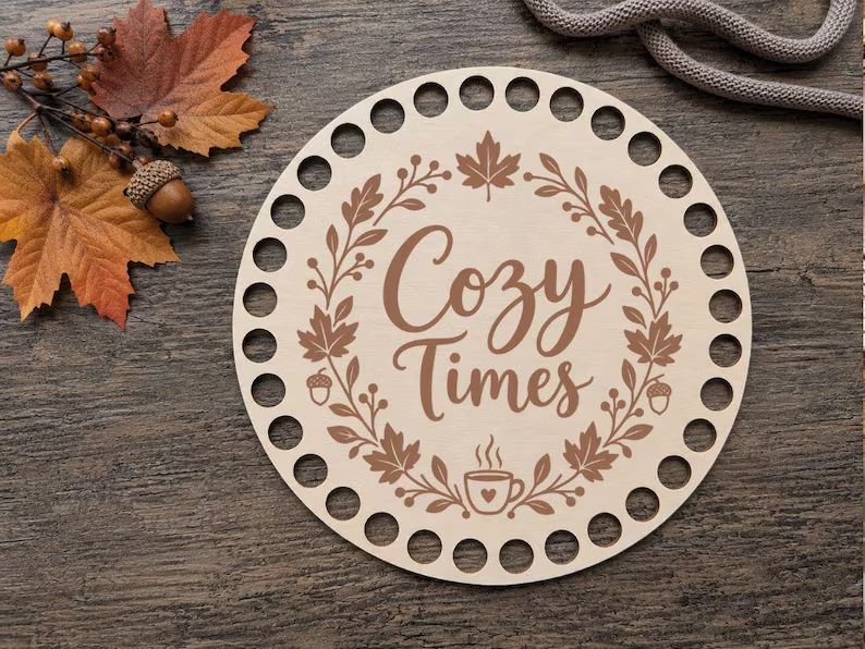Holzboden Cozy Times 🍂in 6 verschieden Größen und 2 Lochgrößen