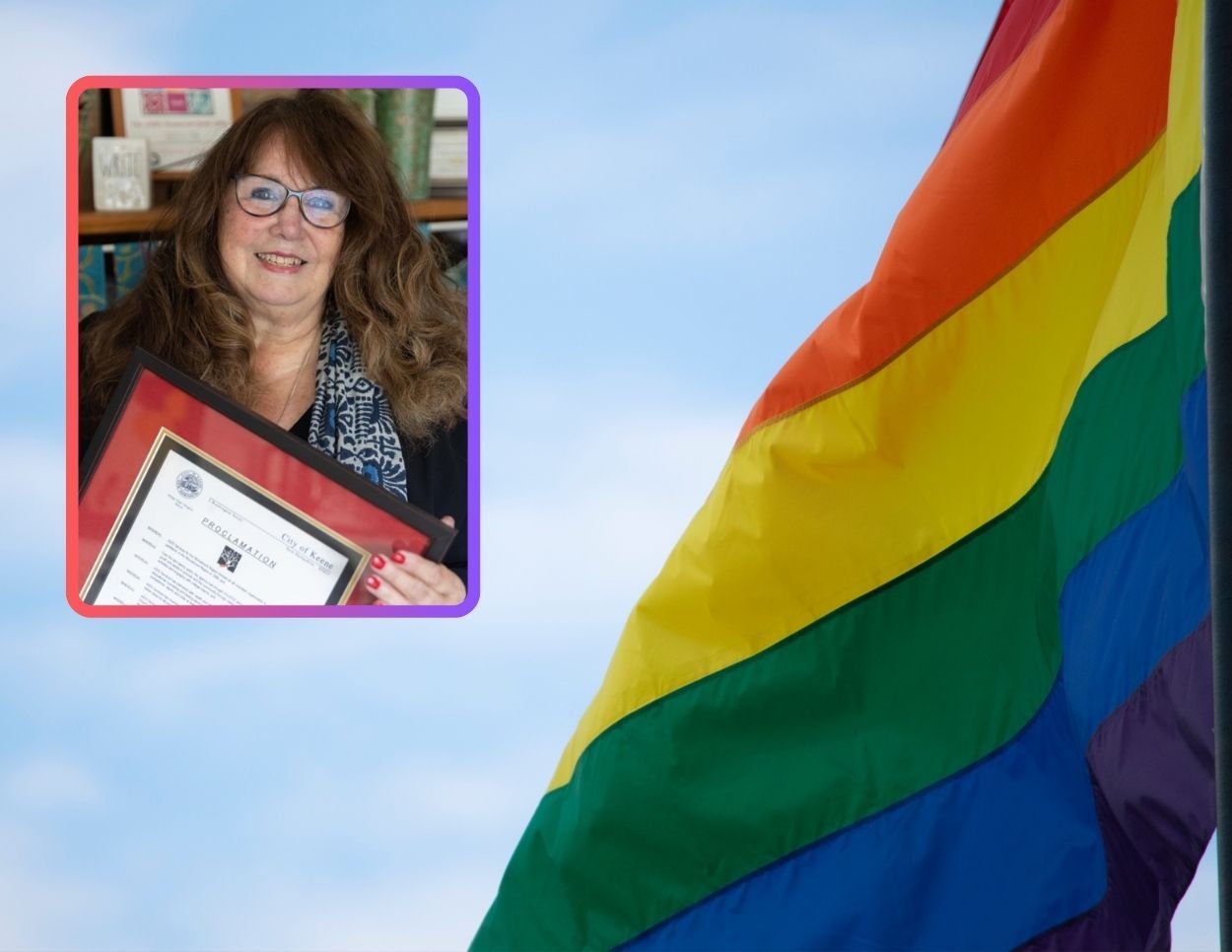 Susan MacNeil Bellows Falls Pride Booth