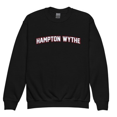 Hampton Wythe Youth Crewneck Sweatshirt - Gildan 18000B