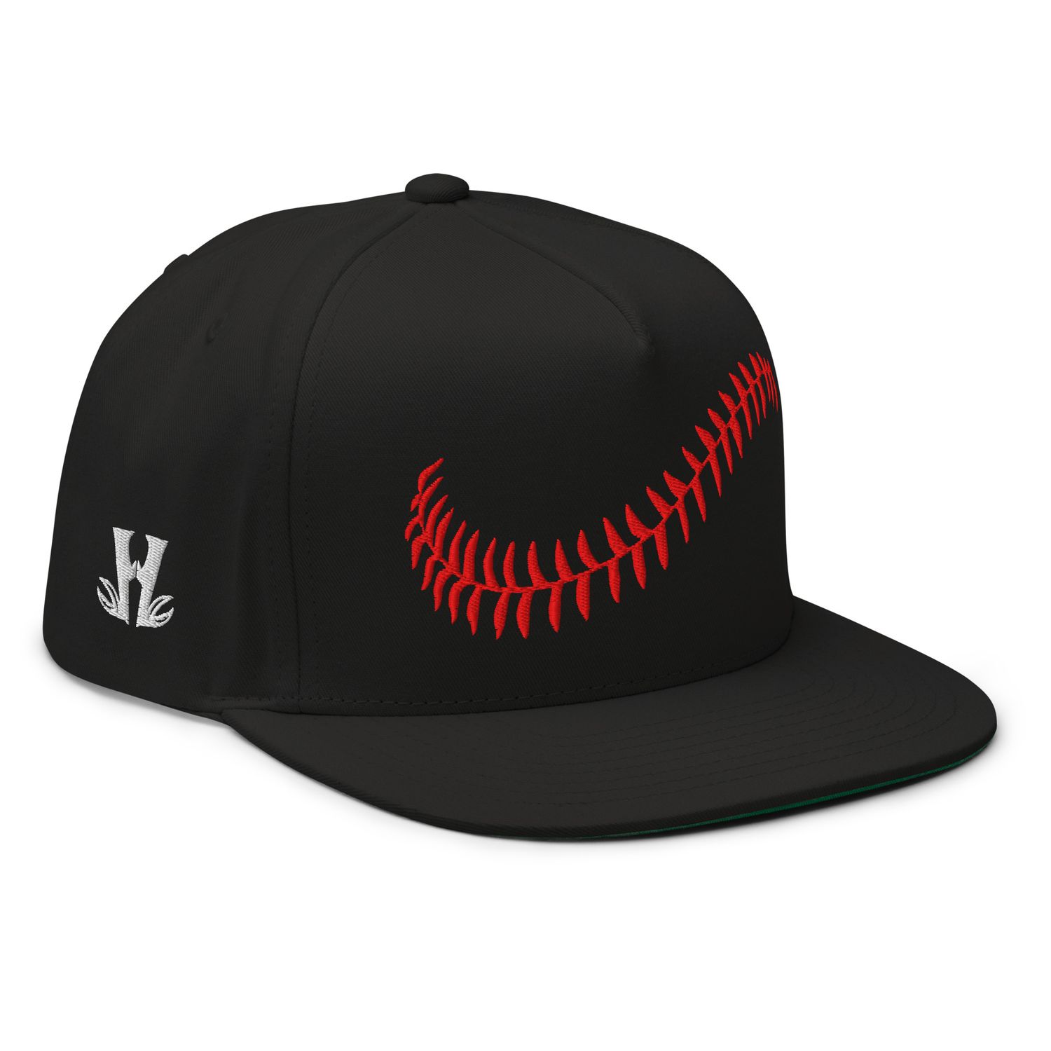 Stitches Flat Bill Cap