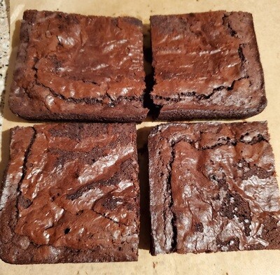 Chocolate Chocolate Chip Brownies (With Nuts)