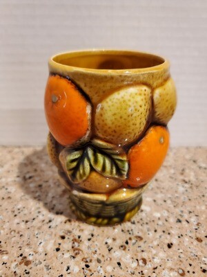 Vintage Inaeco Orange Spice Juice Cup