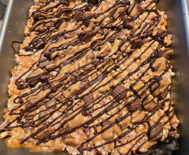 Sweet &amp; Salty Brown Butter Rice Krispie Treats