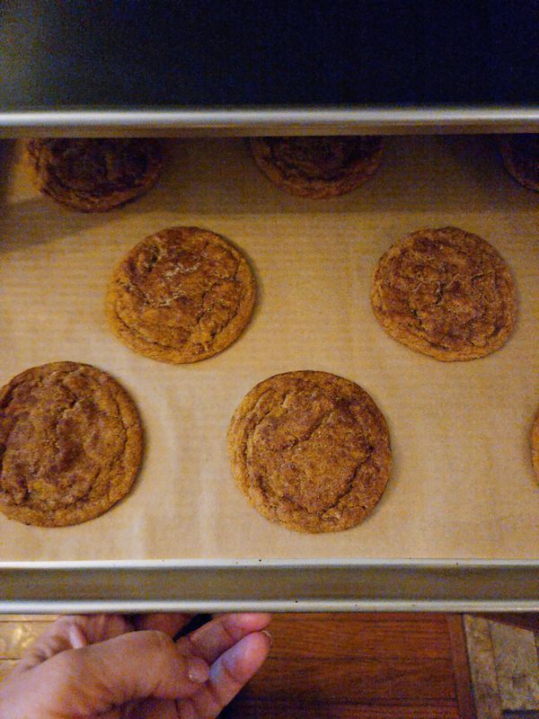 Pumpkin Snickerdoodle Cookie (8 cookies)