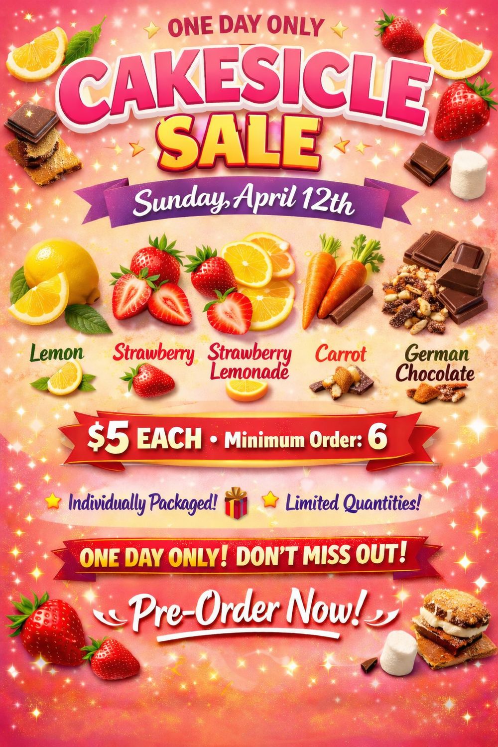 Cakesickle Sale