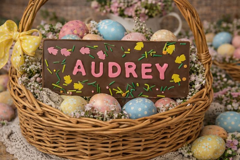Personalized Easter Chocolate Bars