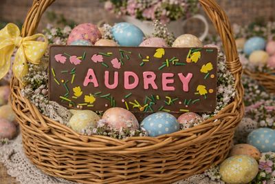 Personalized Easter Chocolate Bars