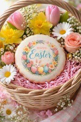 🌸🐰 CUSTOM EASTER SUGAR COOKIES – ORDER NOW! 🐰🌸