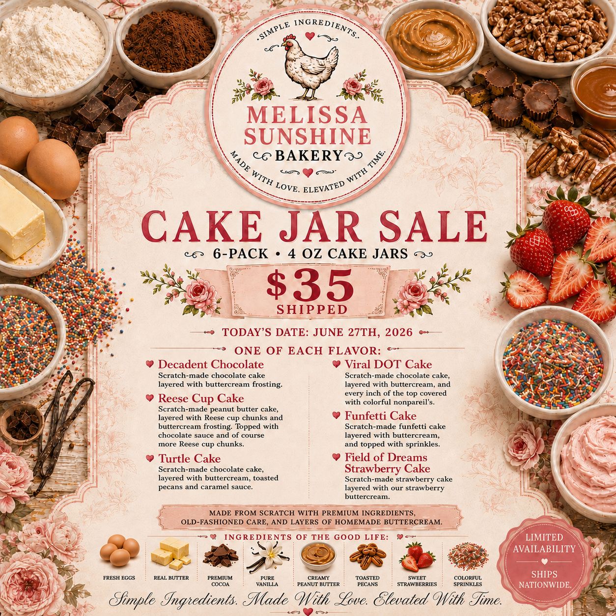 Cake Jar sale