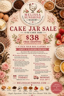 My Birthday Cake Jar Sale