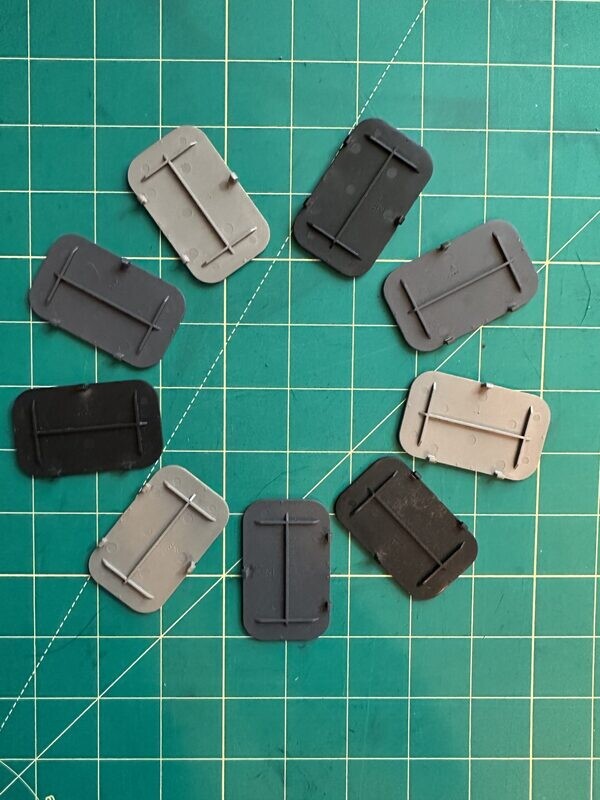 Door Handle Screw Covers (Interior)