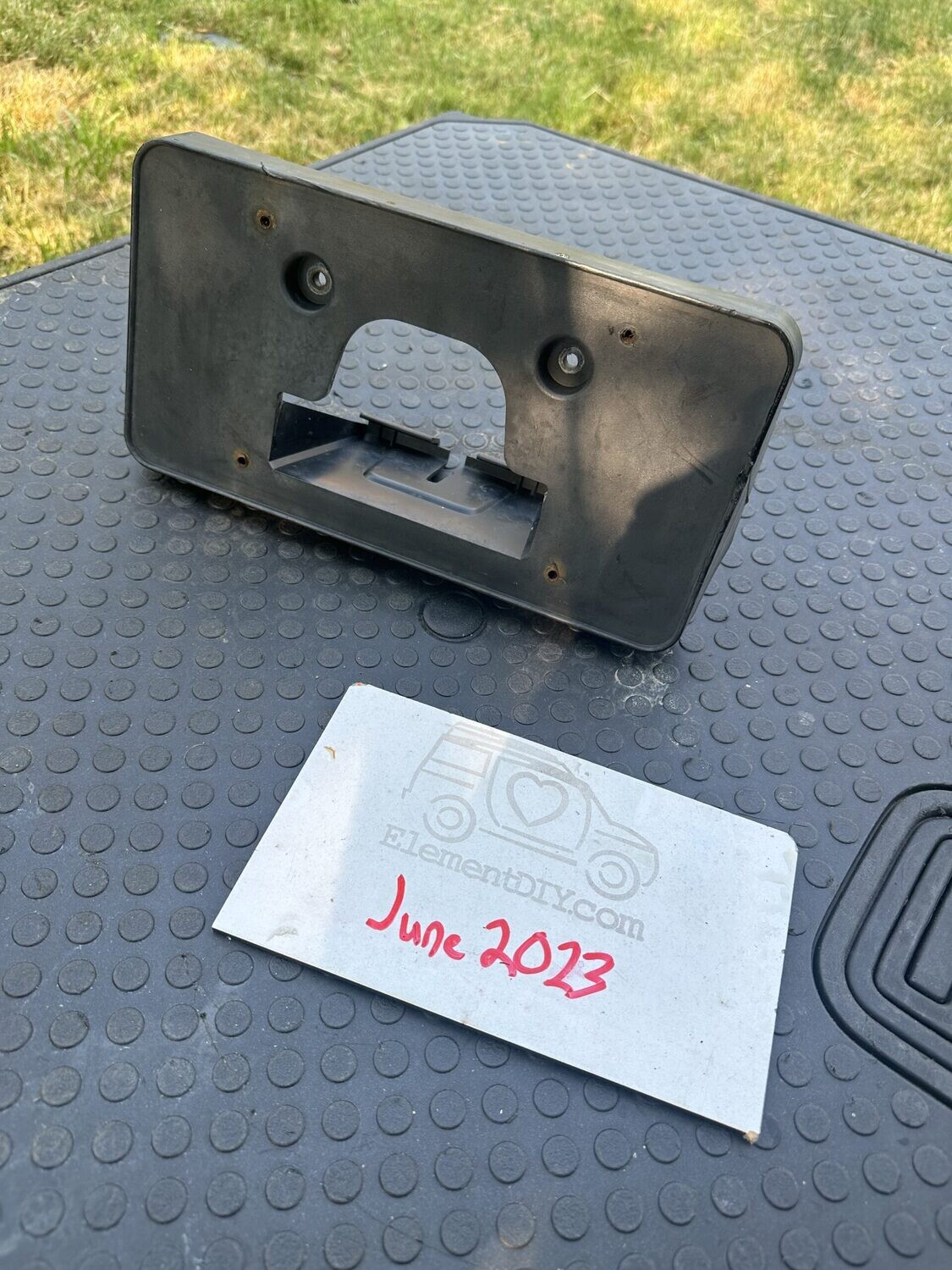 Front License Plate Holder (Used)