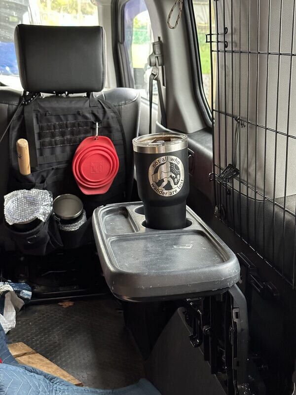 Folding Night Stand - Rear Collapsible Table