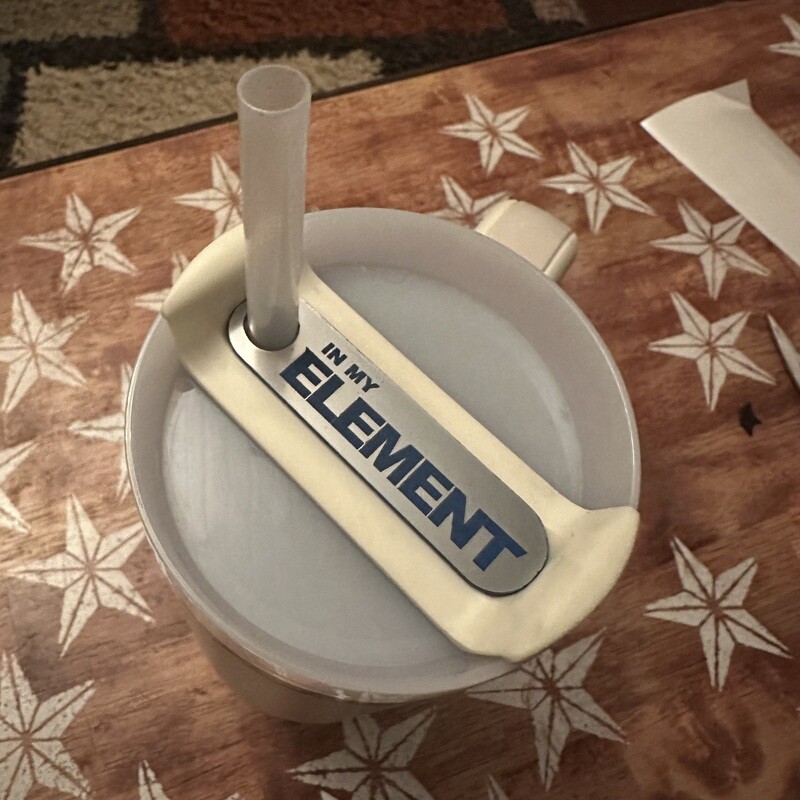 Stanley Mug Accessory • “In my Element” Mini Tag • Personalized