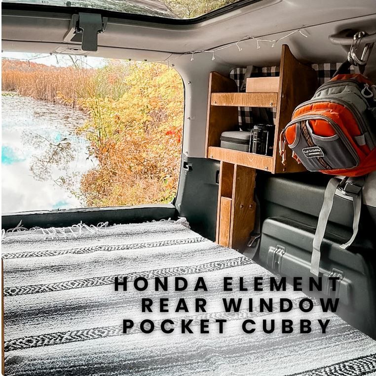 E Life Camper · Window Pocket Cubby