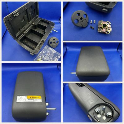 Honda Element Front Driver’s Armrest (arm rest) Storage Console Assembly – Gray