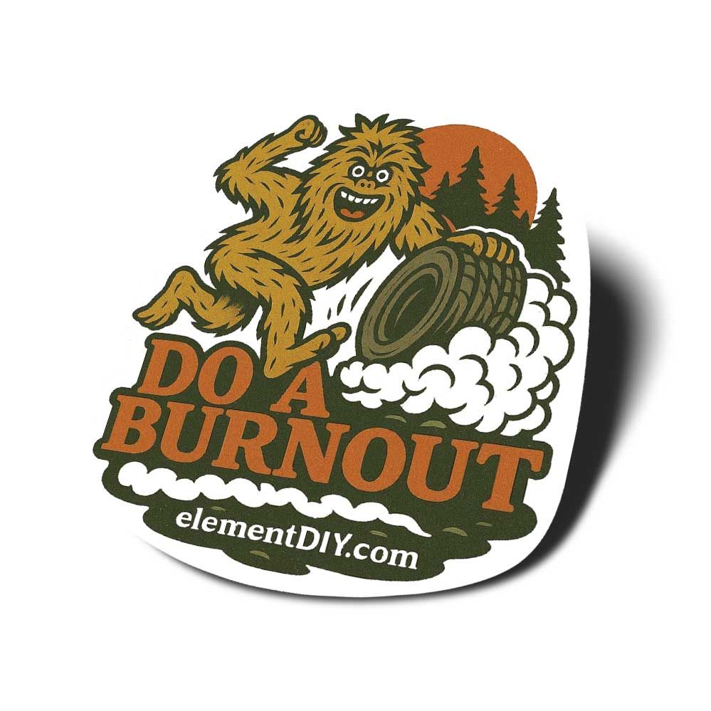 Bigfoot "Do a Burnout" - Decal