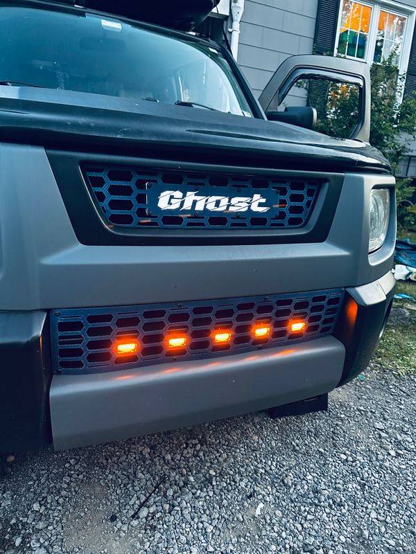 Lower Hex Mesh Grille Shield – 2003-2008 Honda Element EX/LX/DX