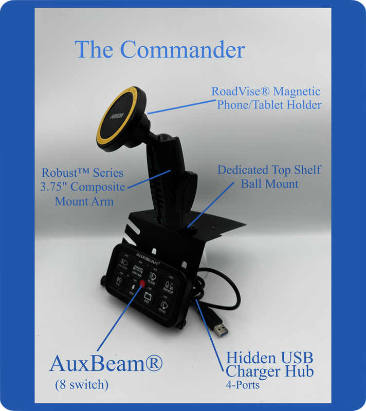 E-Dash Dock · Command Panel · The Commander
