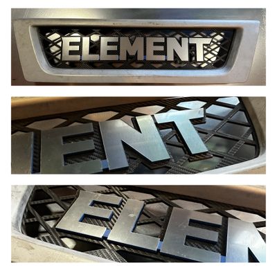 Grille Shield | Diamond Mesh & BIG Boss Badge | Lighting Options | 2003-2008