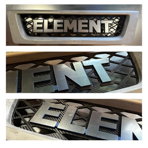 Grille Shield | Diamond Mesh & BIG Boss Badge | Lighting Options | 2003-2008
