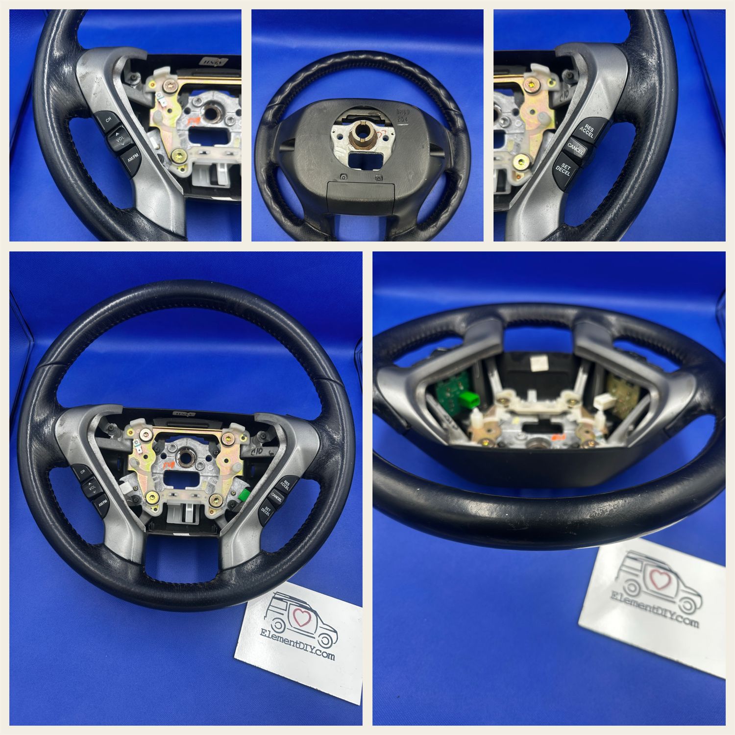 Leather Steering Wheel With Optional Clockspring | Used