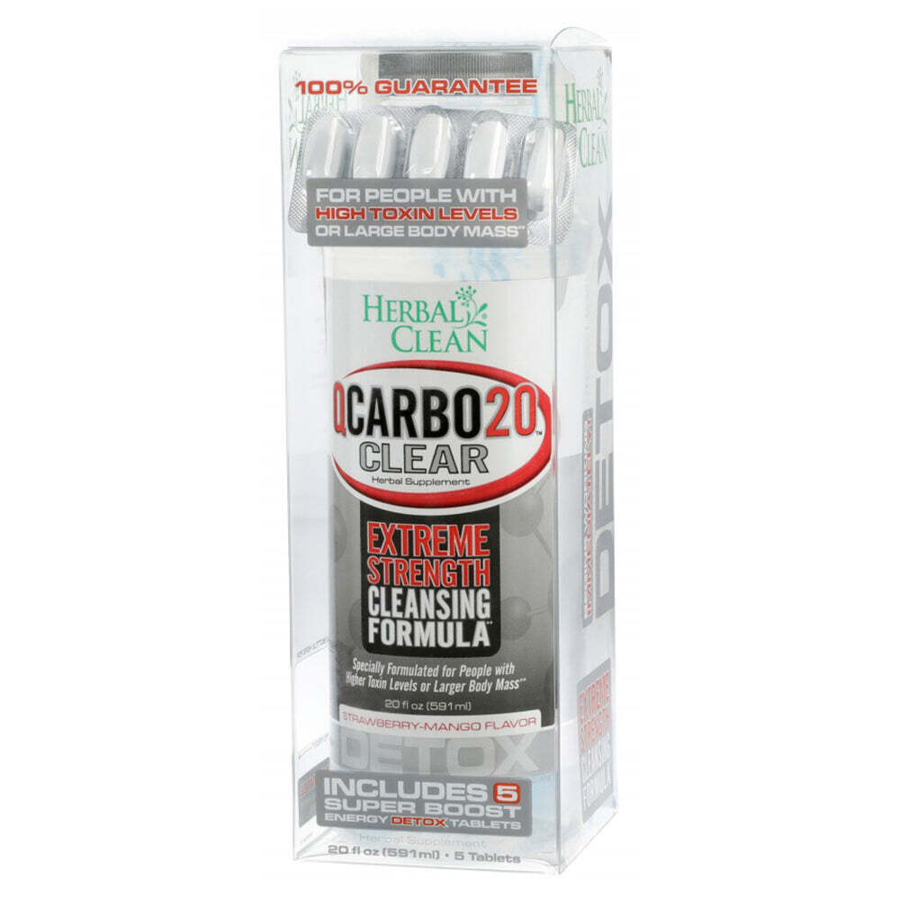 HERBAL CLEAN Q-CARBO20 CLEAR EXTREME DETOX