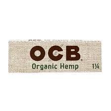 OCB ORGANIC HEMP 1 1/4 ROLLING PAPERS - 24CT