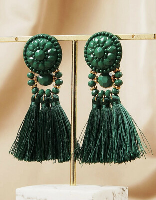 Aretes Elegantes con Borlas