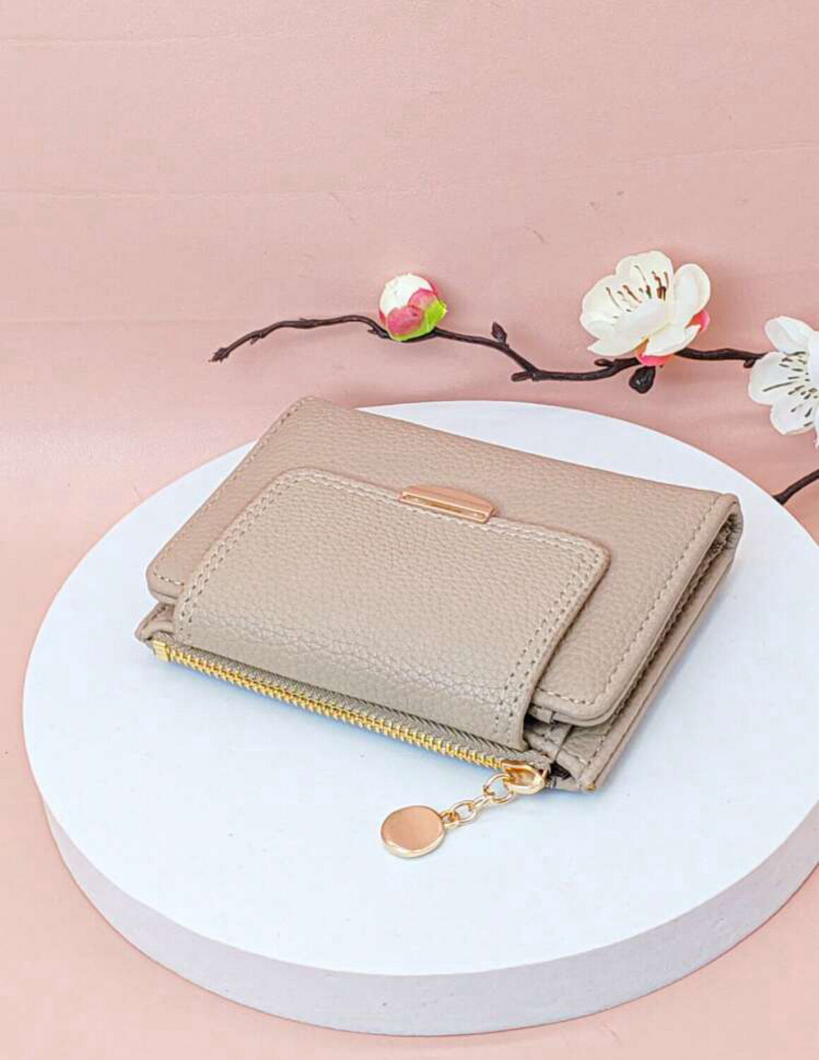 Billetera Beige