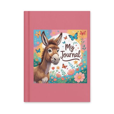 Hardcover Journal Matte/My Journal/Donkey Butterfly/PK