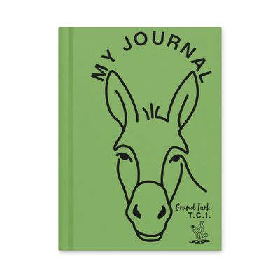 Hardcover Journal Matte/Donkey Outline/Slim Cactus/GRN