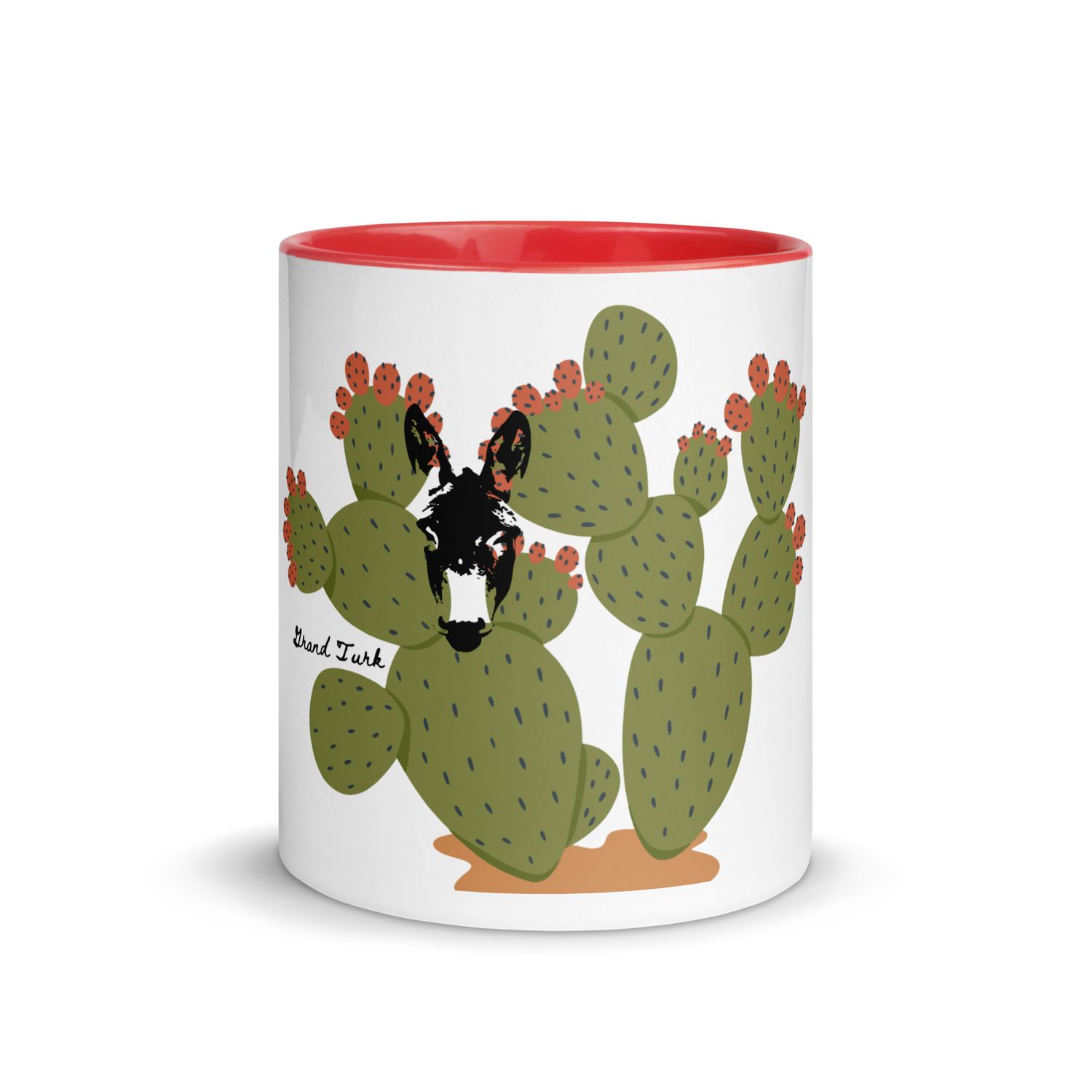 Coffee Mug with Color Inside Red