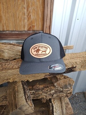 Adult Trucker Hat Leather Patch
