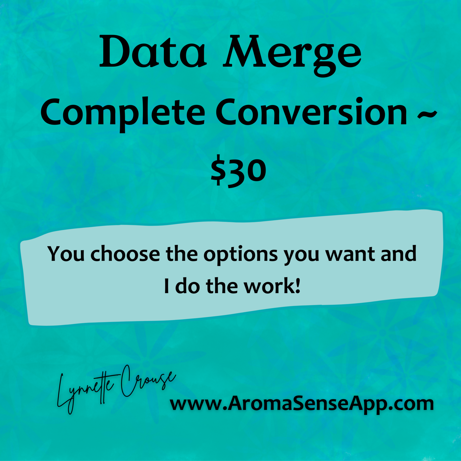Data Merge Services