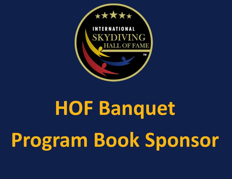 Hall of Fame Induction Ceremony Program Book Sponsor