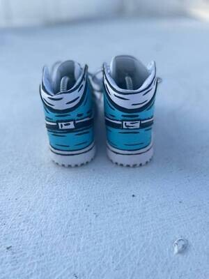 Jordan 1 sky blue cartoon custom