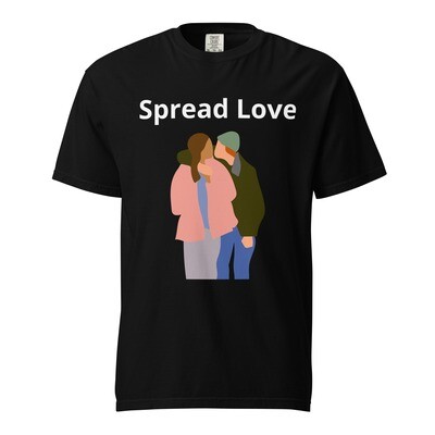 Unisex garment-dyed heavyweight t-shirt