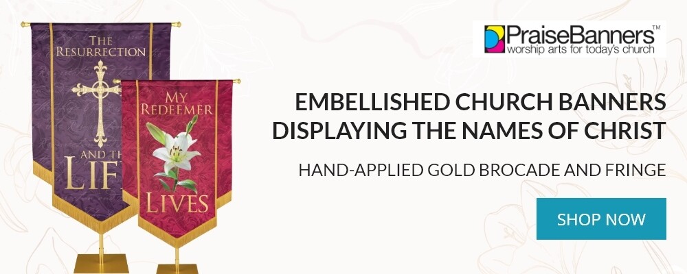 church banner stands