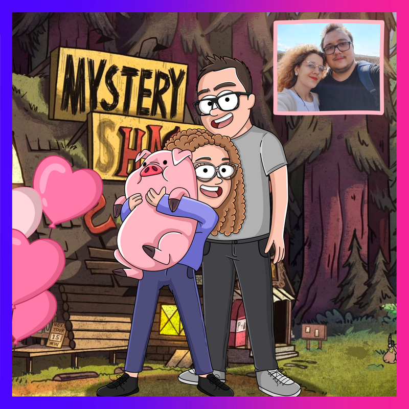 Портрет Gravity Falls