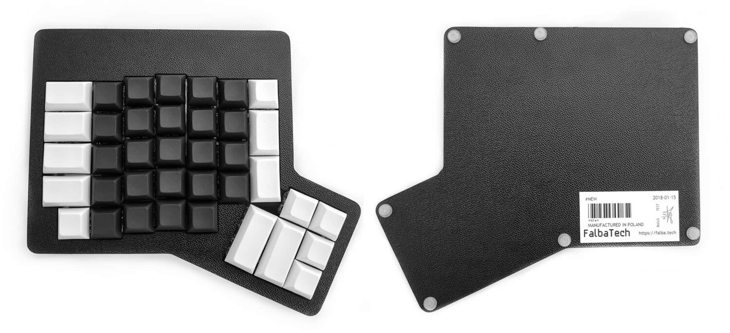 Upgrade Your Acrylic! Transform to Black ABS with the Sleek ErgoDox 'Litster' Case!