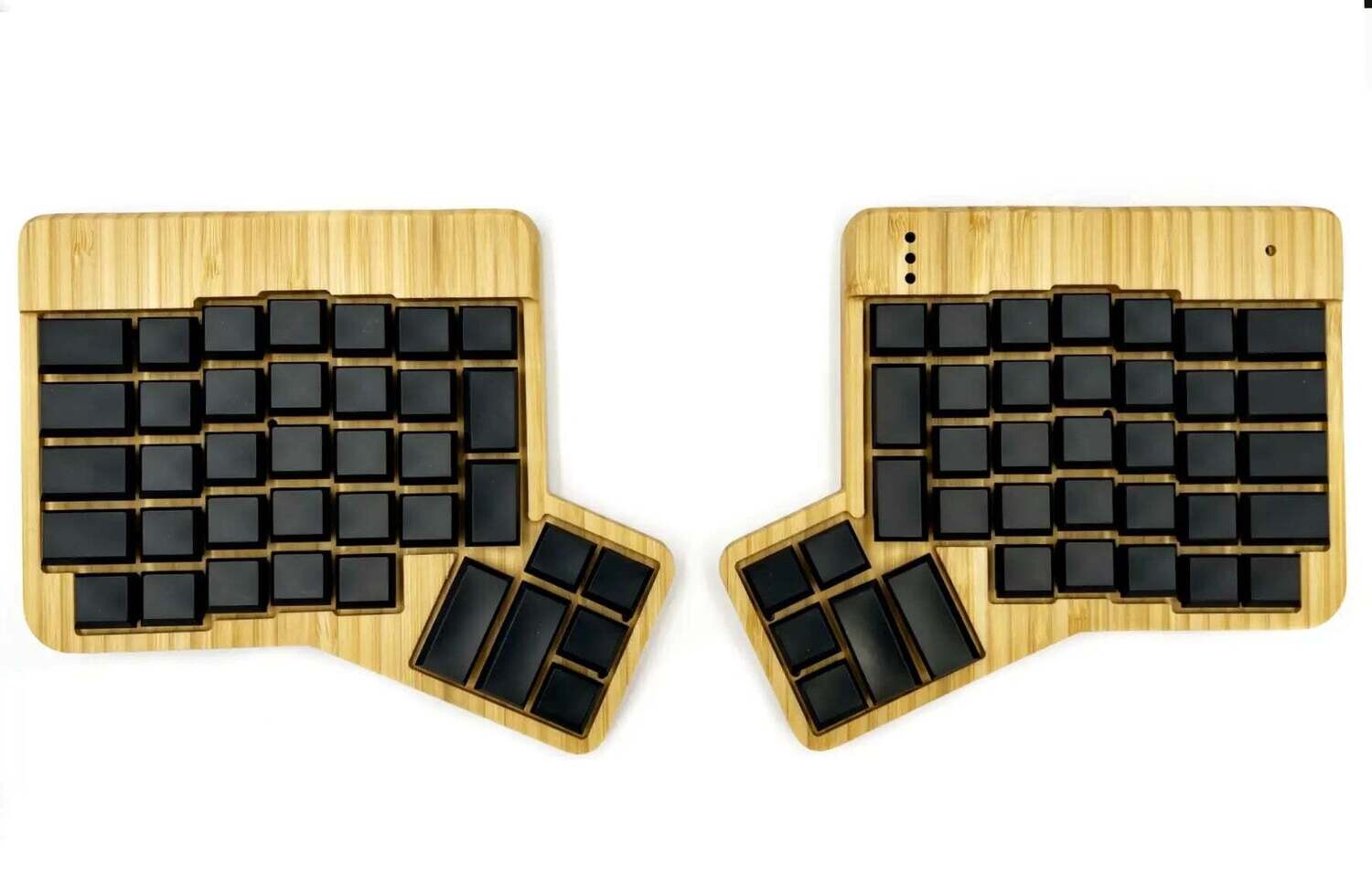 Black Low profile chocolate Keycaps Pack for ErgoDox_FT Low Profile