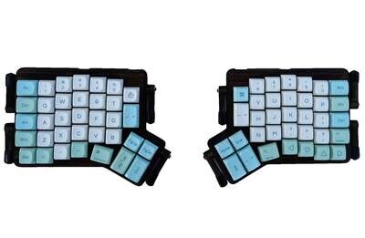 XDA KeyCaps Printed Limited (left & right keyboards) REDOX