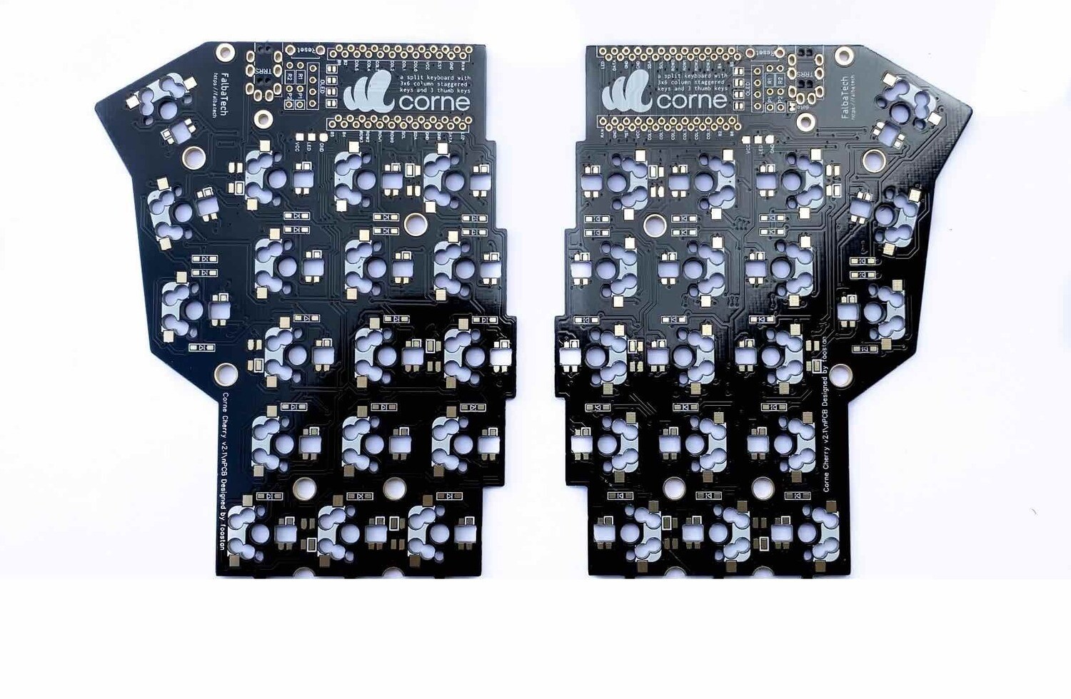 HeliDox Mini (corne mini) PCB Electrical Boards (Set of 2)