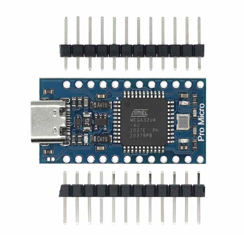 Arduino Pro Micro USB-C Atmega32u4 5V 16MHz Board