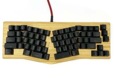 Arisu Unibody Wooden Ergonomic Keyboard